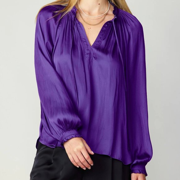 Current Air Vibrant Purple Blouse - Picture 1 of 7
